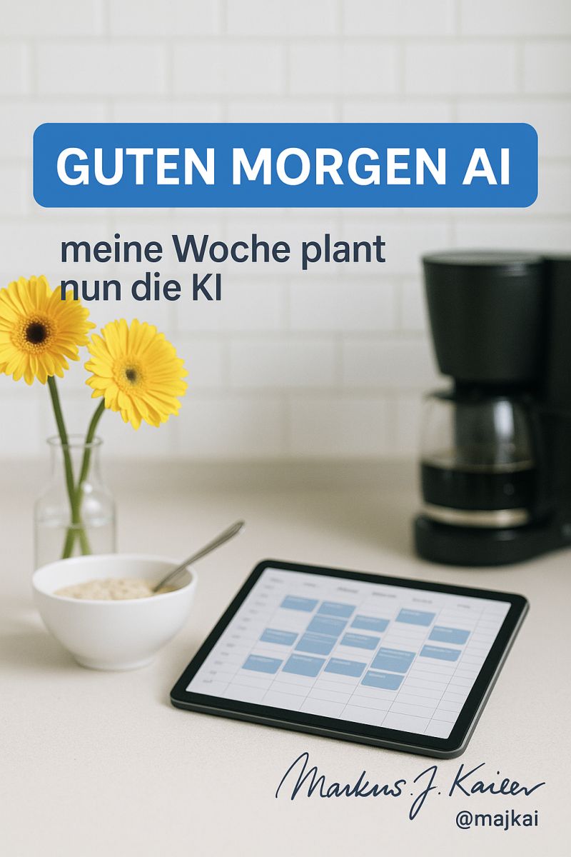 Guten Morgen AI – was steht diese Woche an?